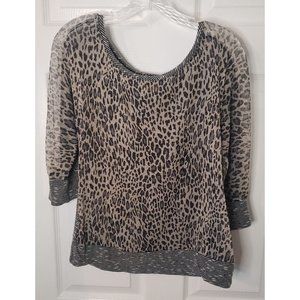 BKE Sheer Blouse, Size medium